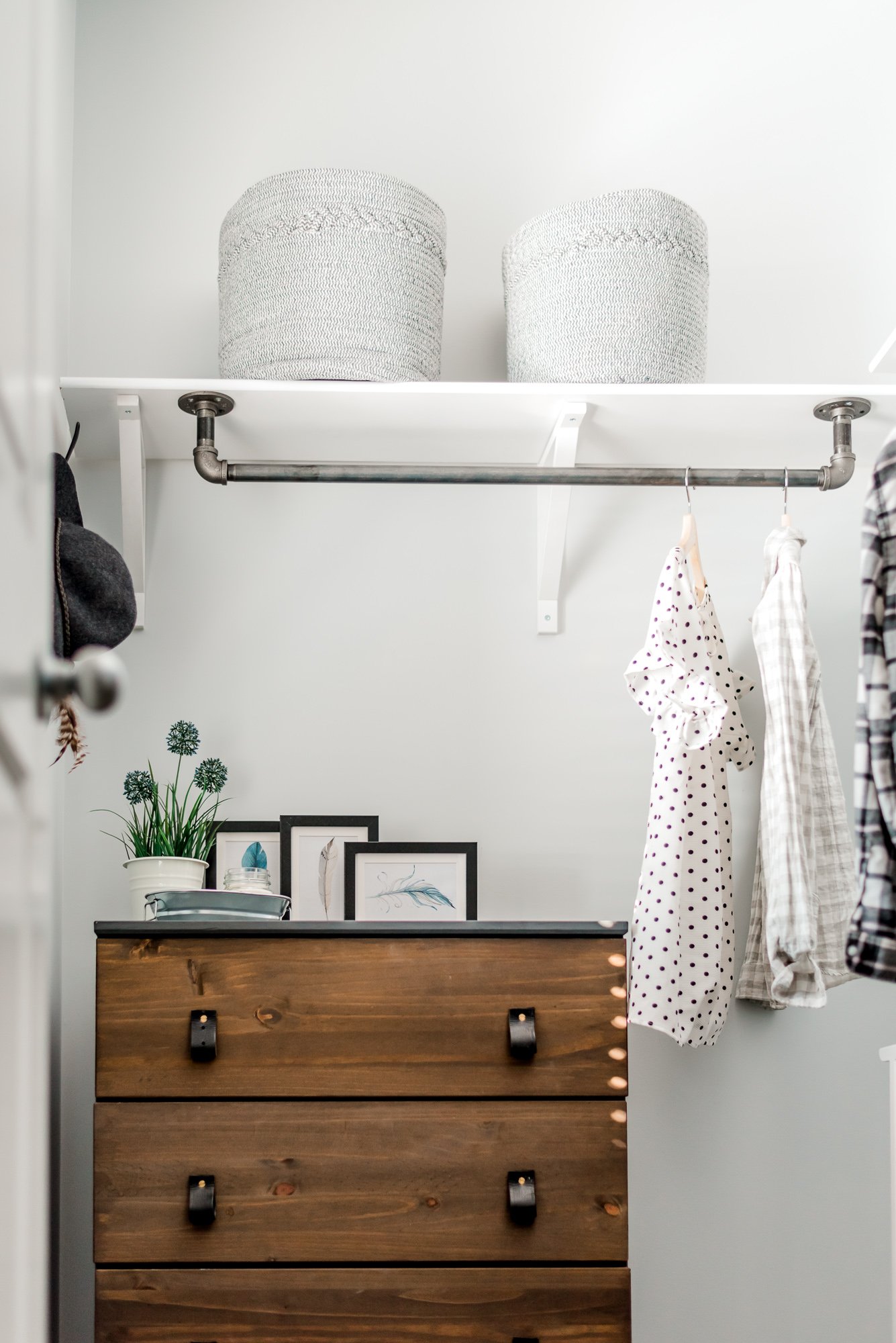 Industrial Walk-In Closet
